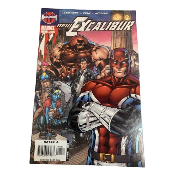 New Excalibur #1-3 2006 Marvel Comics Set Juggernaut Psylocke Claremont VF/NM - Picture 2 of 9